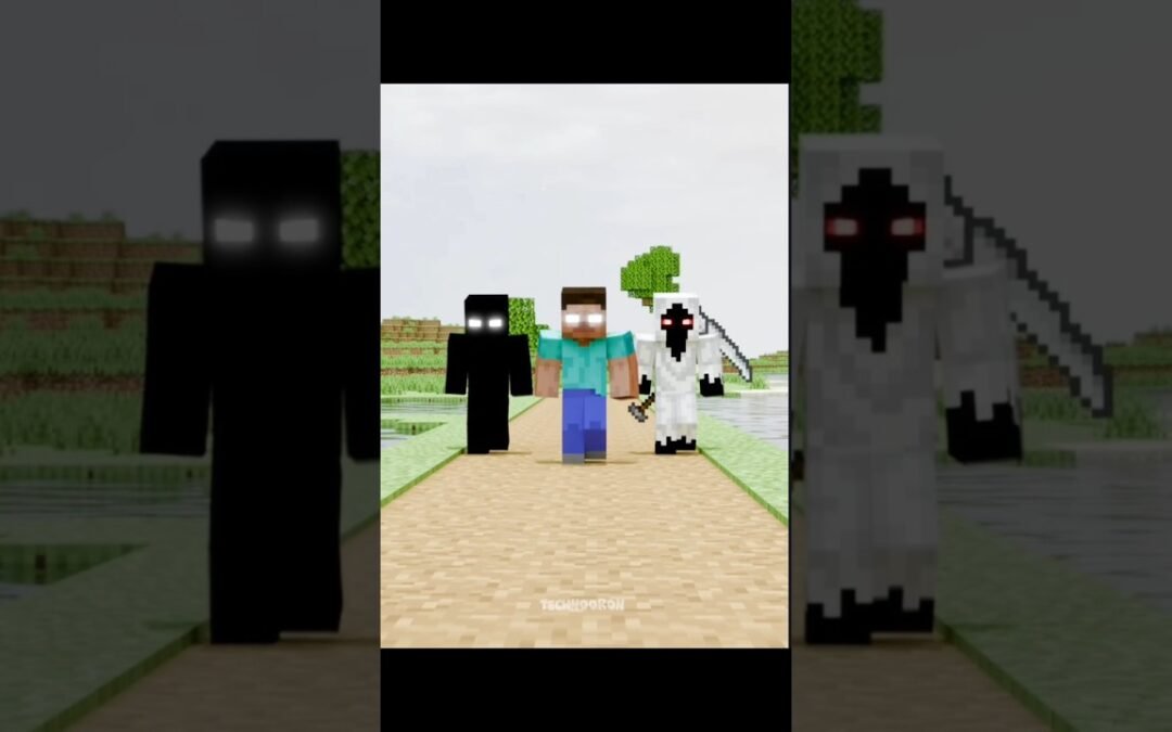 Minecraft Herobrine VS Roblox Herobrine Team 💀 | Minecraft Animation