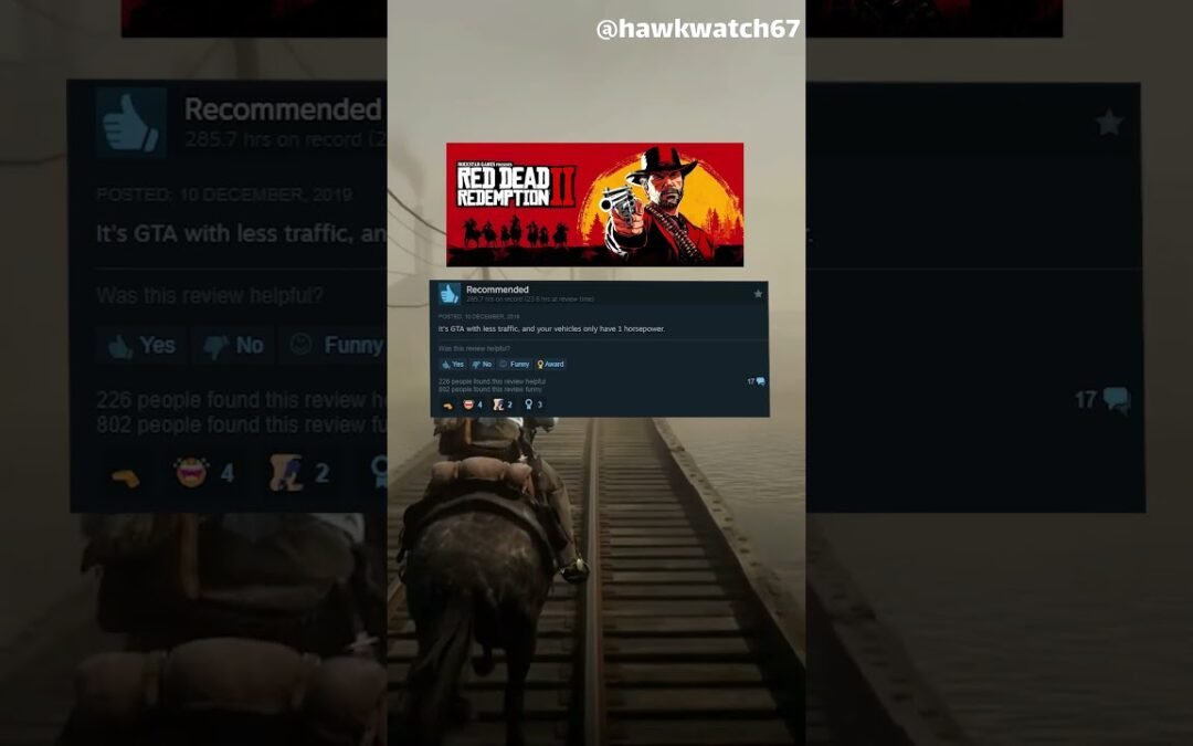 funny steam reviews #reddeadredemption2