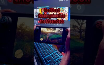 Rdr 2 on the Steamdeck with Lossless scaling is the real deal! #rdr2 #steamdeck #gaming