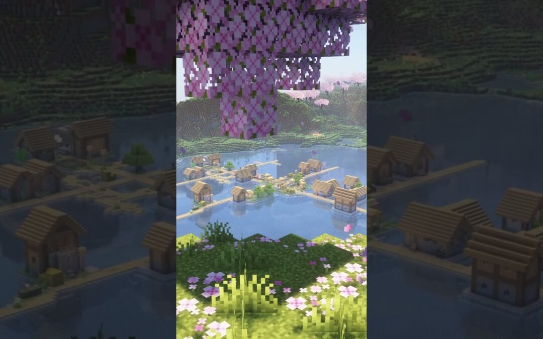 beautiful cherry blossom seed for minecraft 🔥