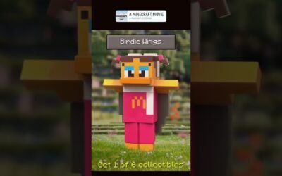 Minecraft Skins from the McDonald’s Adult Happy Meal. A Minecraft Movie! #toytherapy #mcdonalds