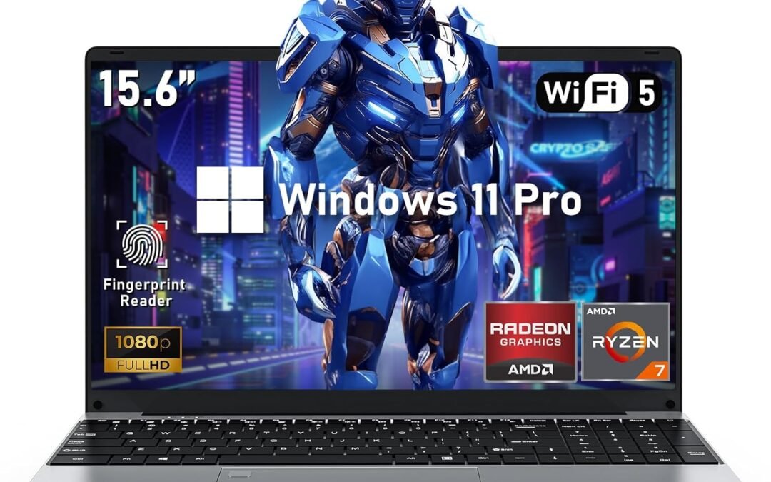 Gaming Laptop, Window 11 Pro Laptop Computer, 15.6 Inch Lap Top 2026, 32GB RAM 1TB SSD,AMD Ryzen 7 5700U Processor,Office 365,FHD 1920 * 1080 Display,WiFi 5,BT5.0,Backlit Keyboard