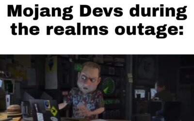 @robblestonenetwork Realms have been down all day :( #fyp #minecraft #minecraftr…