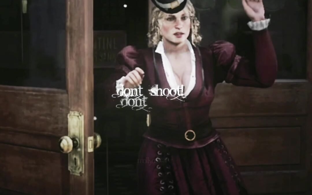 @mollyoshealvr first rdr2 edit in a while!! and trying a new font | scp: sockpup…