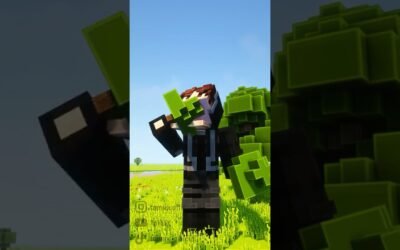 Je grandis dès que je mange sur Minecraft !