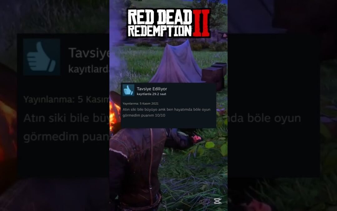Red Dead Redemption 2 Steam Komik Yorumlar #komikyorumlar #steam #rdr2