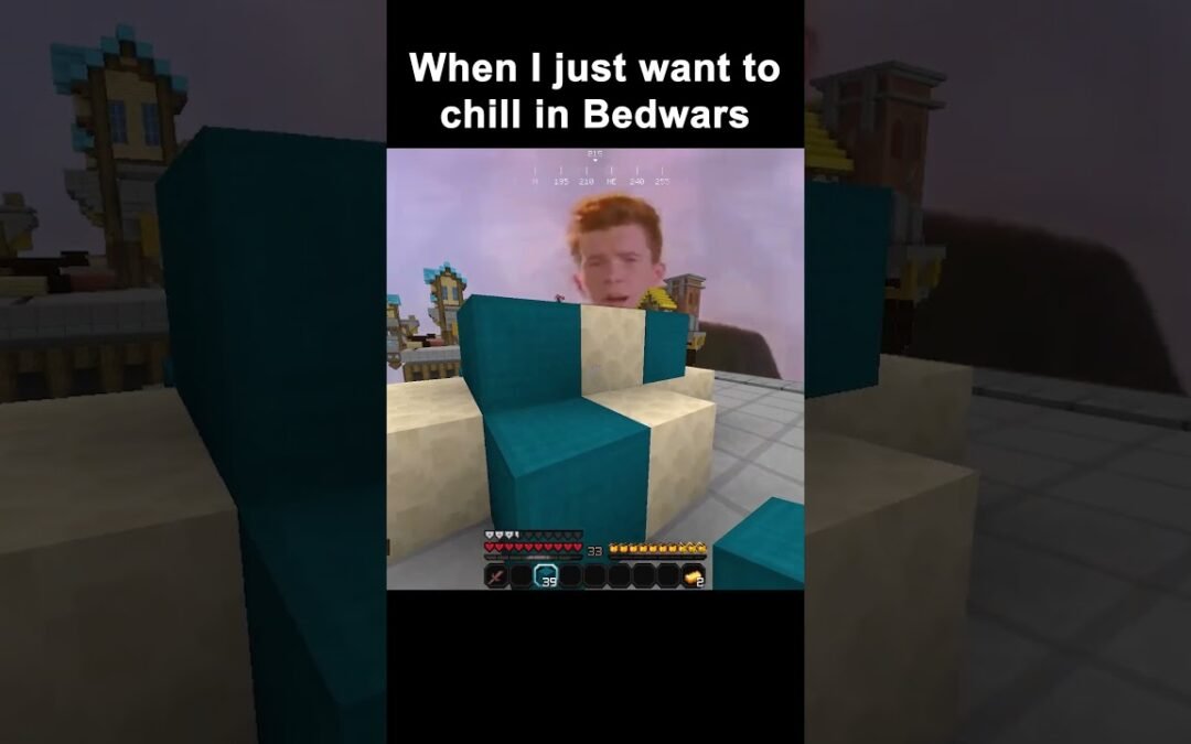 Bro hit the best 360 in minecraft Bedwars