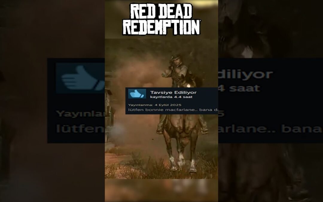 Red Dead Redemption Steam Komik Yorumlar #rdr #reddeadredemption #steam #gaming #shorts #rdr2