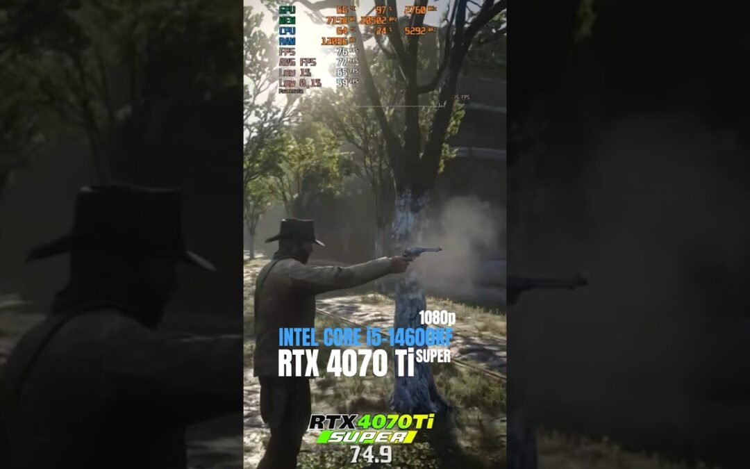 RTX 4070 Ti super & INTEL CORE i5-14600KF (Red Dead Redemption 2, 1080p, ultra settings) #4070ti