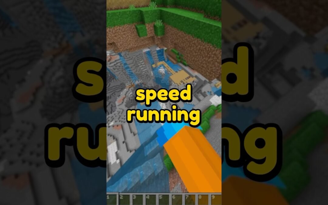 BEST SPEEDRUNNING SEED FOR BEDROCK 1.21! 💨