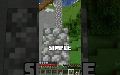 How To Place Blocks Fast In Minecraft #minecraft