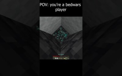 Minecraft Bedwars Moment