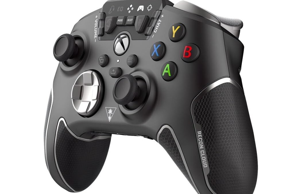 Turtle Beach Recon Cloud Wired Game Controller with Bluetooth for Xbox Series X|S, Xbox One, Windows, Android Mobile Devices – Remappable Buttons, Audio Enhancements, Superhuman Hearing – Black
