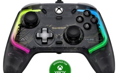 GameSir Kaleid Wired Controller for Xbox Series X|S, Xbox One,Windows 10/11 & Steam, Plug and Play Gaming Gamepad, Transparent Video Game Controller with Hall Effect Joysticks/Hall Trigger