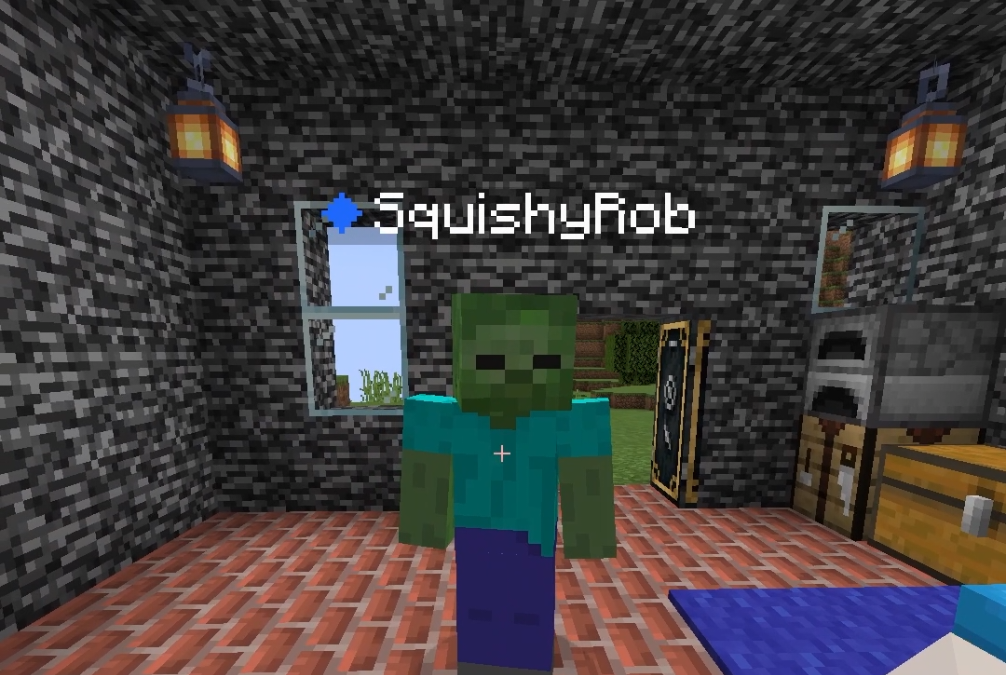 @saroney_ POV: Your Friend Wears A Zombie Skin In Minecraft ( FT: @SquishyRob ) …