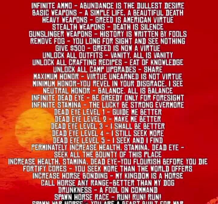 @arthur_morgan869 All 37 Red Dead Redemption cheats | #reddeadredemption2 #redde…