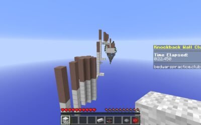 57 seconds on knockback wall clutch (Bedwars Practice server). New personal best.