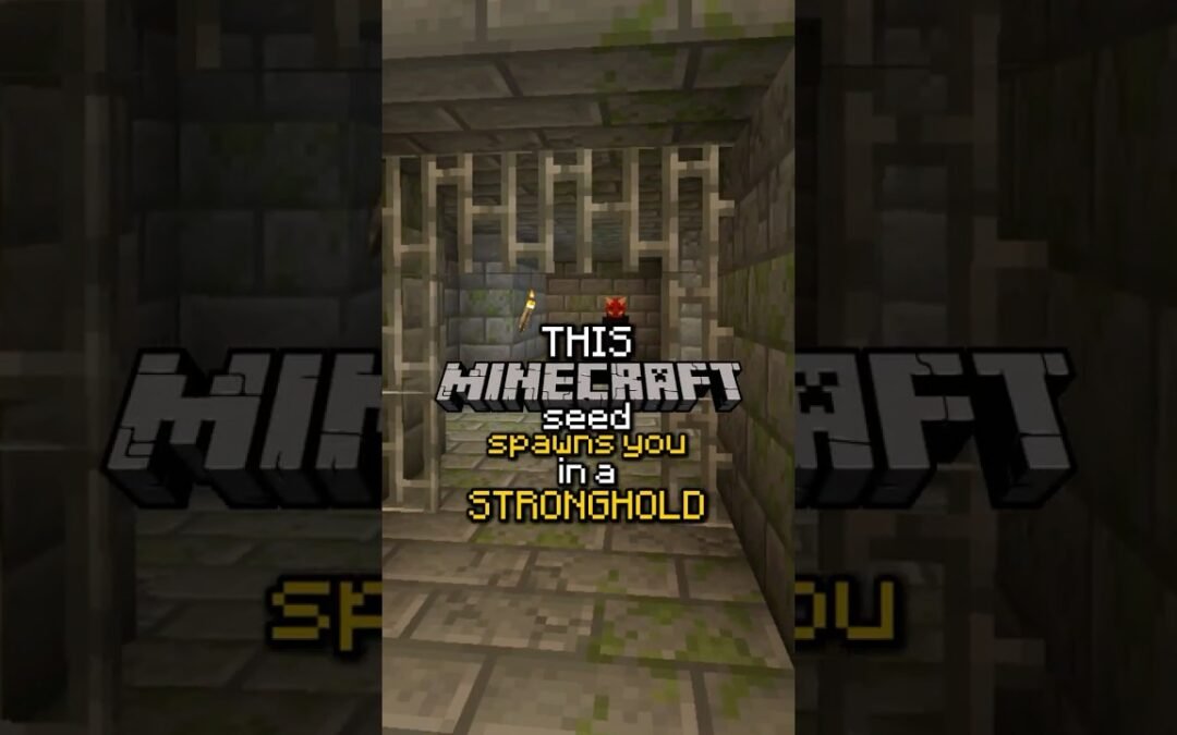Spawn in a STRONGHOLD? (INSANE Minecraft Seed)