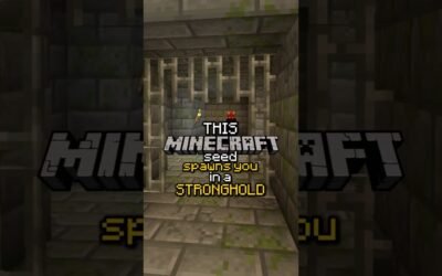 Spawn in a STRONGHOLD? (INSANE Minecraft Seed)