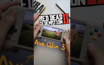 Red Dead Redemption 2 на портативке 💪 #rdr2 #ayn #aynodin3 #gamehub
