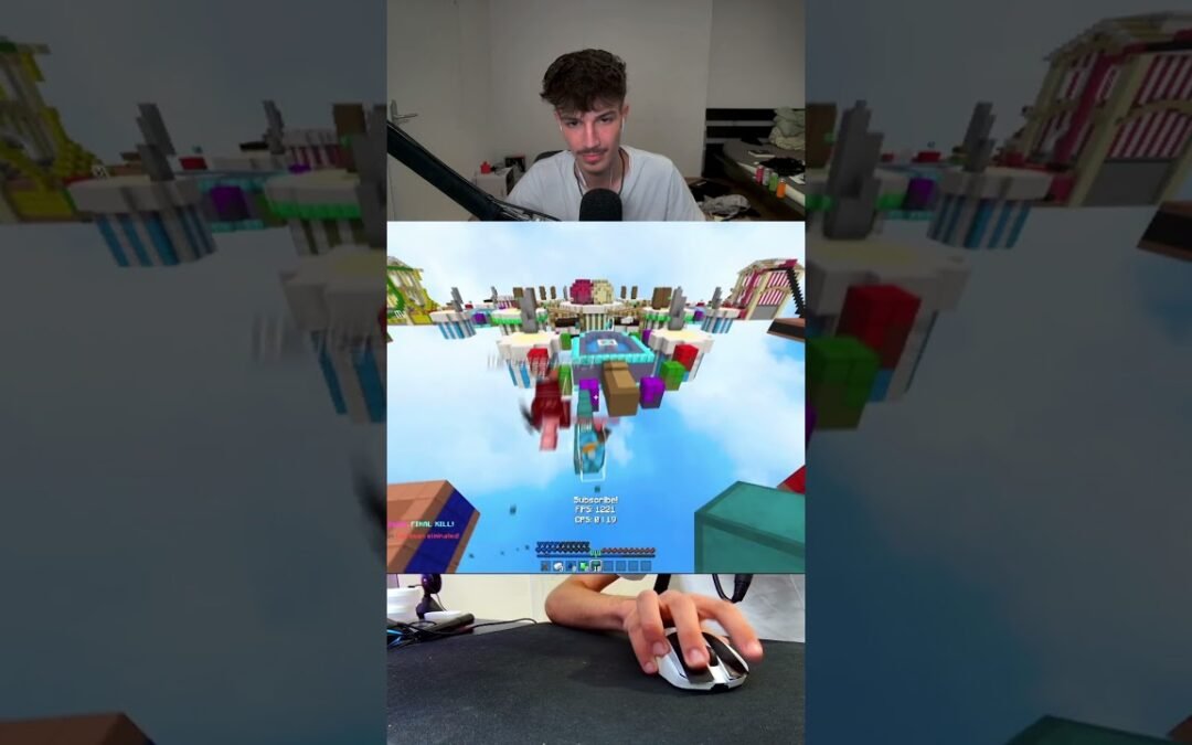 Minecraft Funny Bedwars Moment #shorts