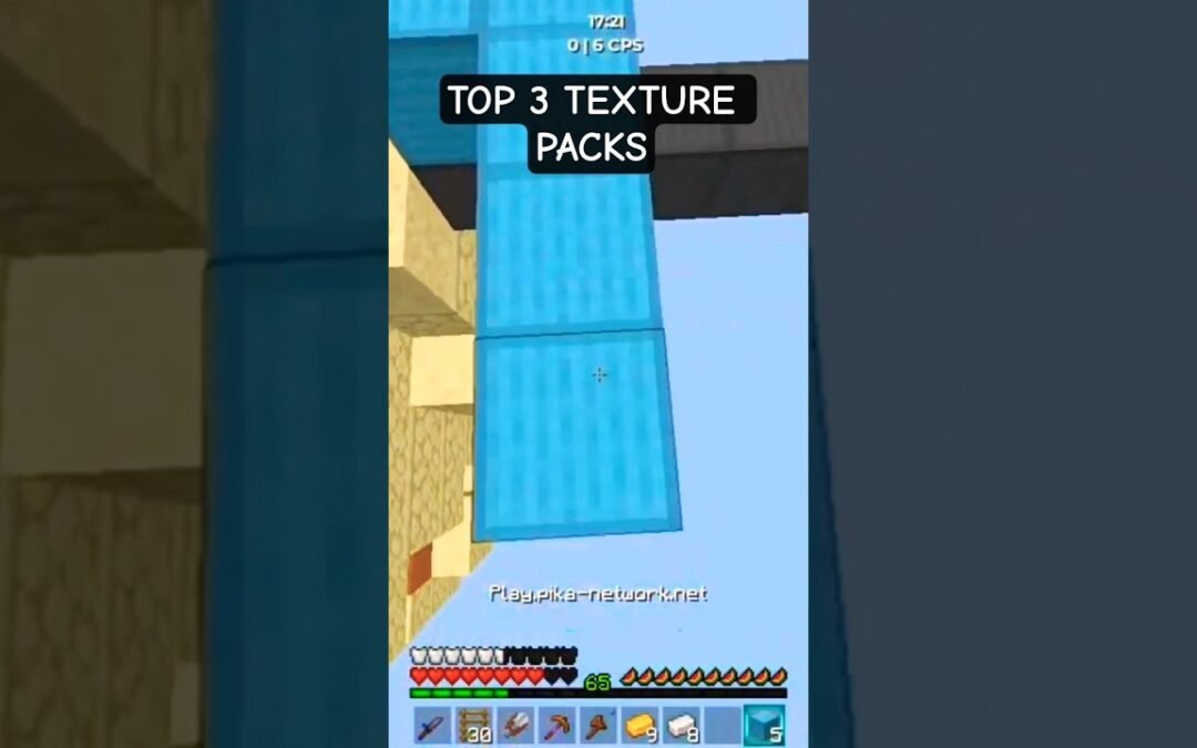 TOP 3 BEST TEXTURE PACKS FOR BEDWARS #minecraft #bedwars #hypixel #pikanetwork #texturepack #pvp