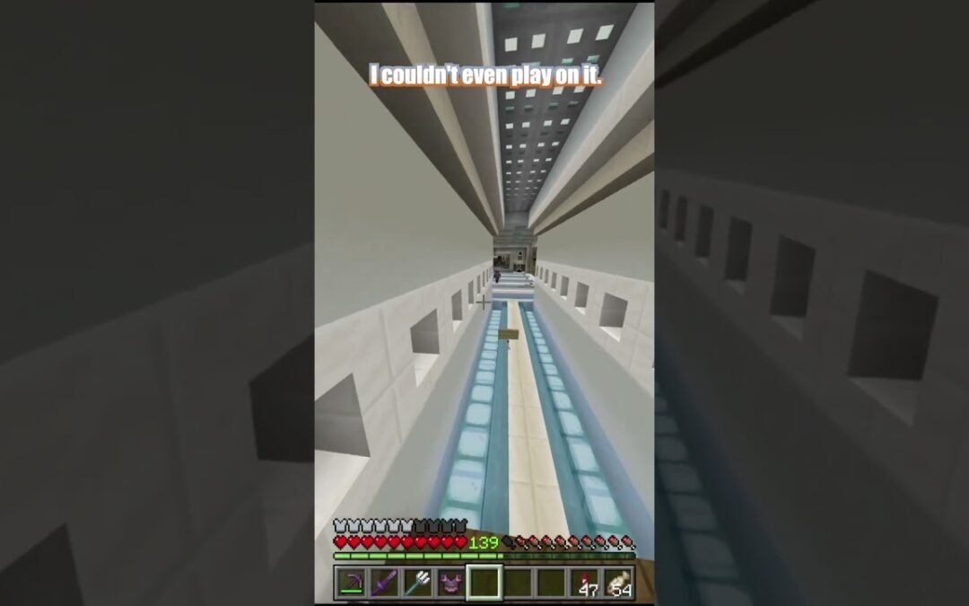 bug rock realms down  #minecraft  #minecraftbuilding