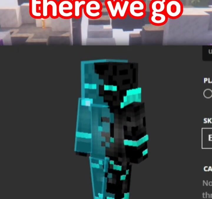 @axodize Fixing the BEST Minecraft Skin #minecraft #mcyt #dreamsmp #minecraftski…