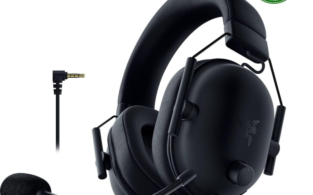 Razer BlackShark V2 X Xbox Gaming Headset: 50mm Drivers – Cardioid Mic – Lightweight – Comfortable, Noise Isolating Earcups – for Xbox Series X, Series S, PS5, PC, Switch via 3.5mm Audio Jack – Black