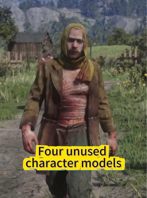 @opengame928 Four unused character models in Red Dead Redemption.#rdr2  …