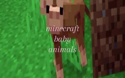 @9aziqq AHHHH I LOVE THISSSS VIDEO#minecraft #animals #strechtok #babyanimals #m…