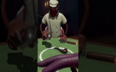 Vr Gambling Be Like…. #vr #shorts #roulette #russianroulette #funnygame #funnygameplay #laughs 💚💙