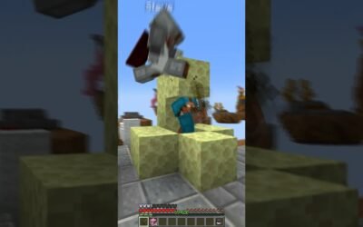 Steve VS Herobrine 😵🔥 #minecraft #shorts #bedwars #hypixel #speedtelly #hypixelbedwarsclip