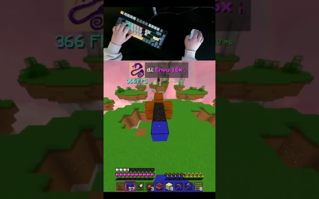 The BEST Bedwars Texture Pack = Envy 16x  #minecraft #shorts #bedwars #pvp #phonk #trending