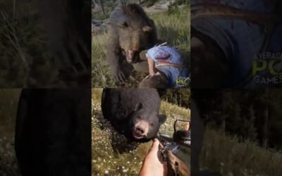 🐻 Bear Attacks Compared: Far Cry 5 vs Red Dead Redemption 2! #shorts