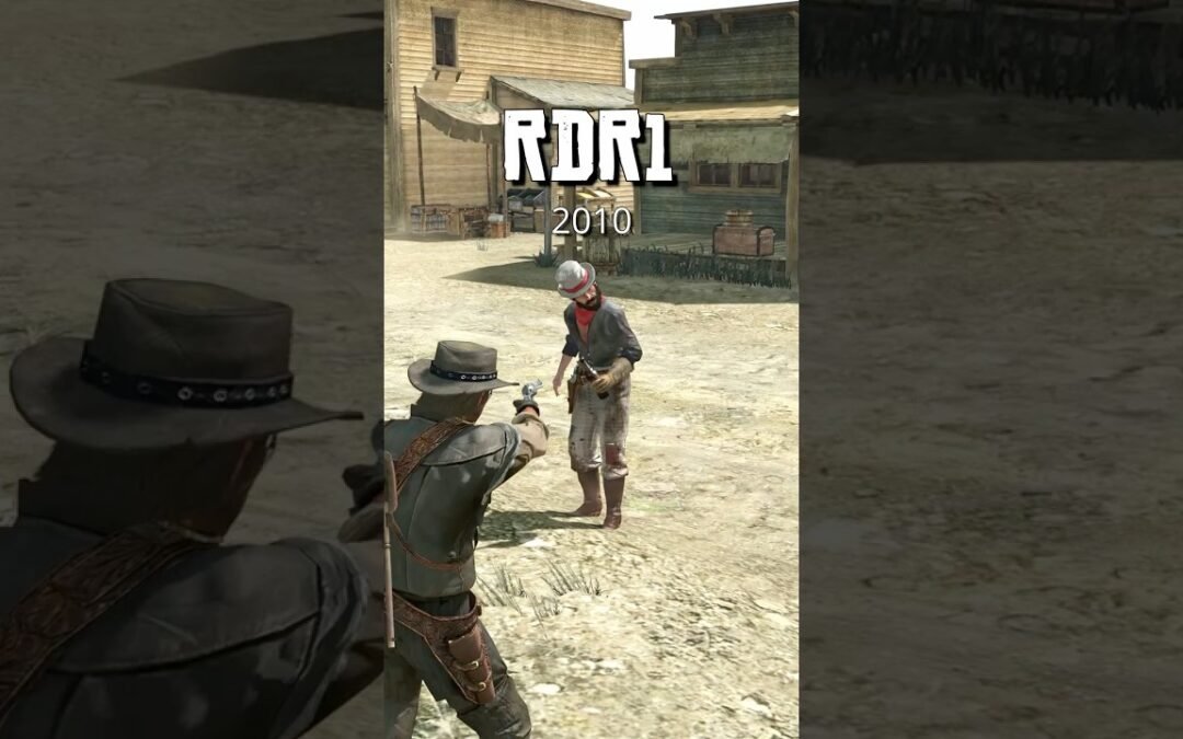 RDR1 VS RDR2 – Glass Comparison 2 #shorts #reddeadredemption2 #rdr2 #rdr1