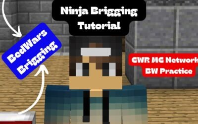 Ninja Bridging Tutorial | CWR Minecraft Server | BedWars Practice