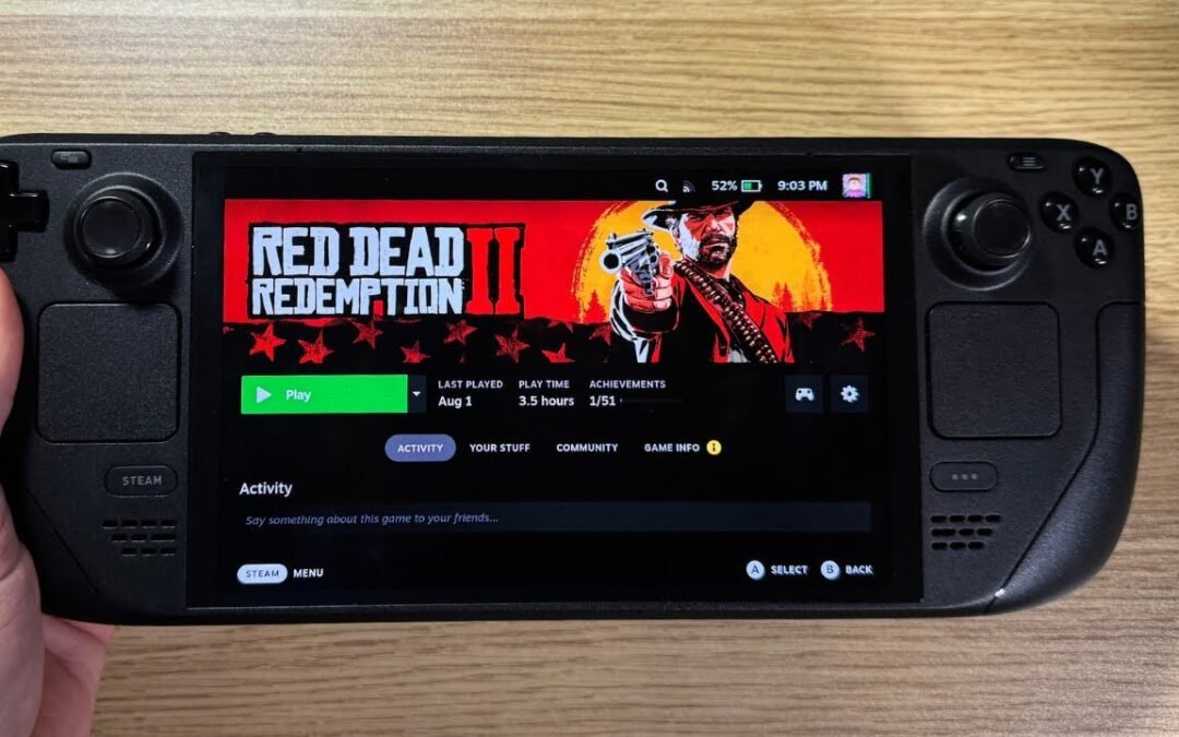 Red Dead Redemption 2 on the Steam Deck OLED – the Ultimate Portable Experience!
