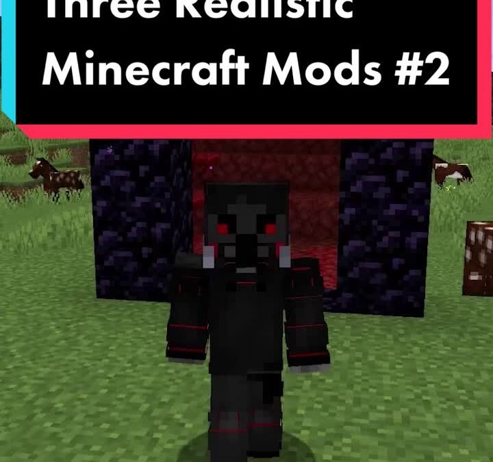 @mcmodshowcase Three Realistic Mods #2 #fyp #foryoupage #minecraft #minecraftmod…