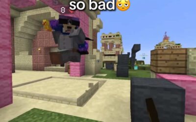 @happyh0ur888 @Carterpcs was right this is unplayable now  #bedwars #minecraft #…