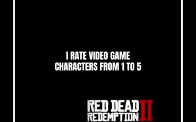 @dom.inus.94 I RATE VIDEO GAME CHARACTERS FROM 1 TO 5 RED DEAD REDEMPTION 2 #red…