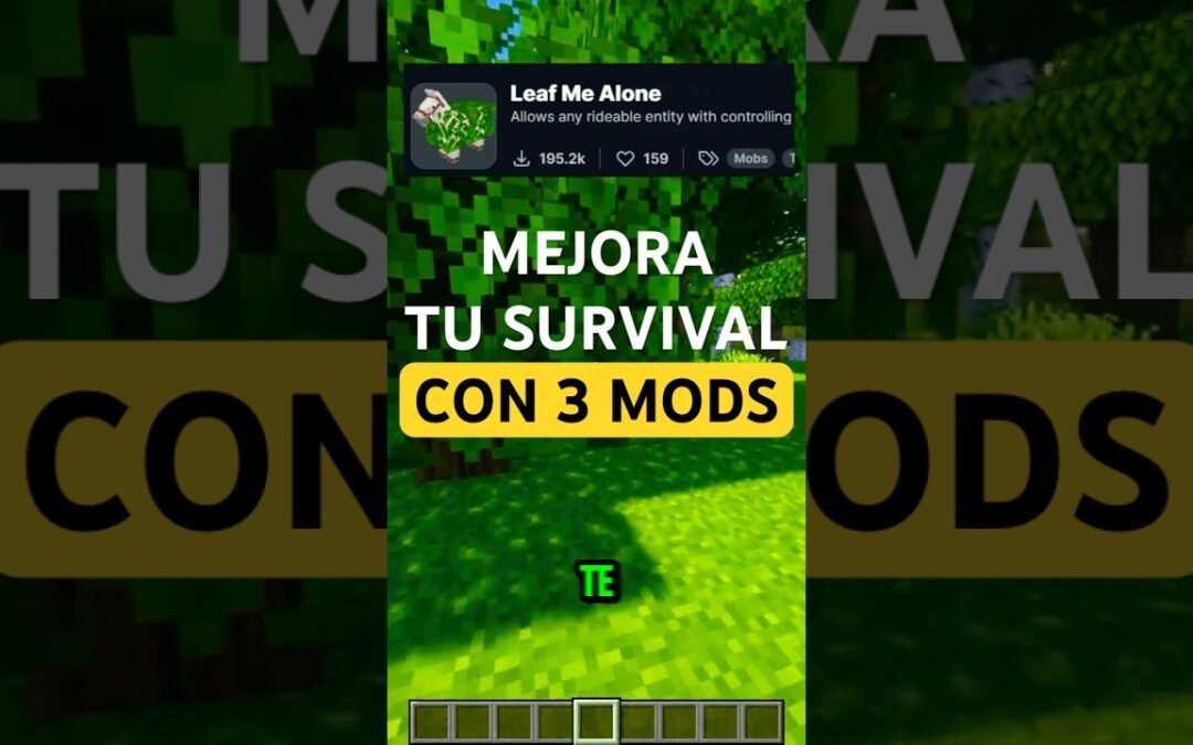 3 Mods para mejorar tu Minecraft survival 1.21.4