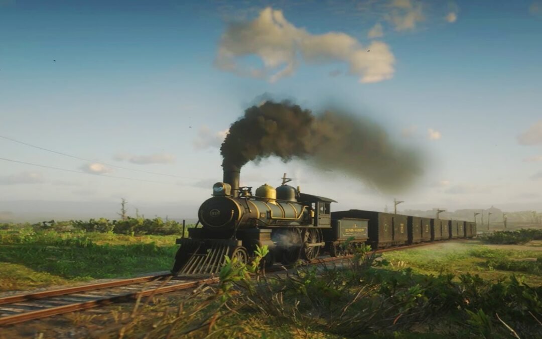 Red Dead Redemption 2 | Gameplay 4K ULTRA HD |  Steam Locomotive | Old is Gold