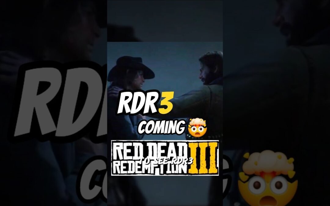IS Red Dead Redemption 3 coming 🤯