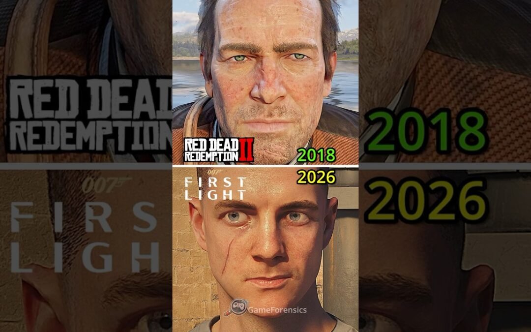 007 First Light VS RDR 2 – Face Details