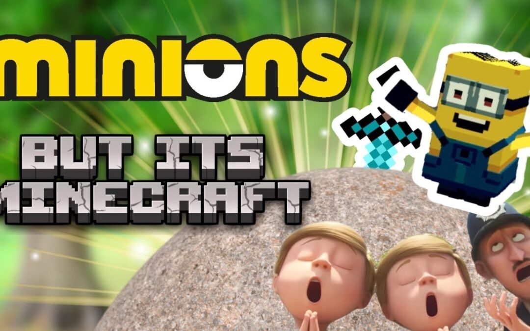 King Bob Pulls Sword But Its Minecraft ⚔😂 | The Minions Movie