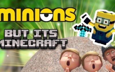 King Bob Pulls Sword But Its Minecraft ⚔😂 | The Minions Movie
