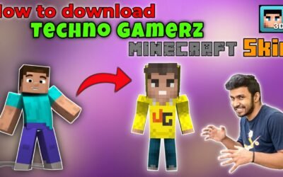 How to download Techno Gamerz skin in Minecraft || Free download || Crispy Block