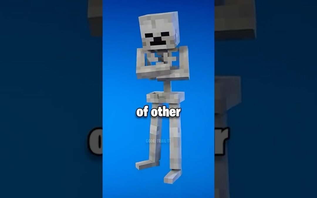 I added Minecraft skins in Fortnite! #fortnite