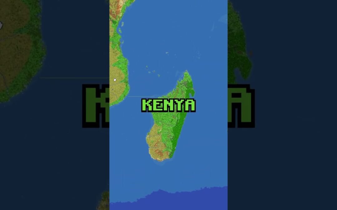 TOP 10 Countries on this Minecraft Earth Server…